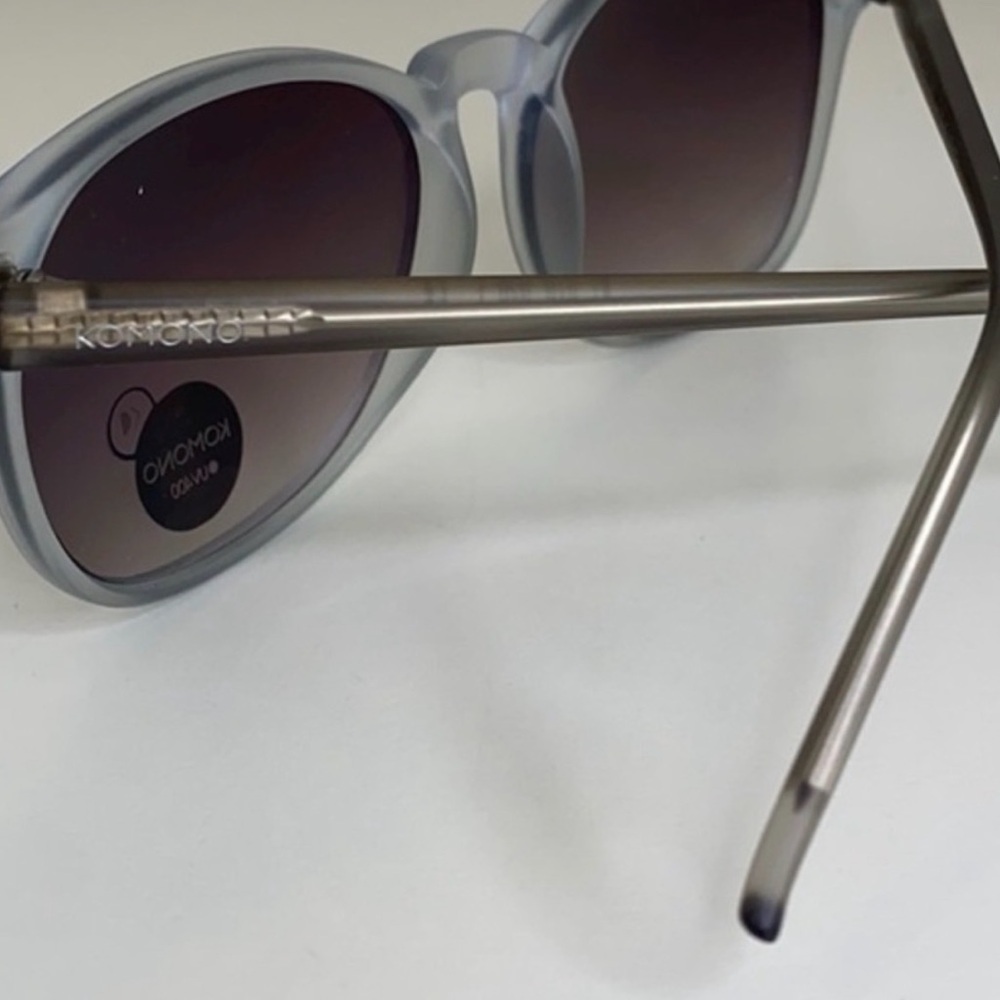 NWT Komono Urkel Heaven Blue Sunglasses UV400 Acetate w/ Case - Picture 10 of 11